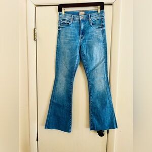 SOLD💔 DO NOT Purchase Mother The Weekender Crop Festival Stretch 70s Flare Raw